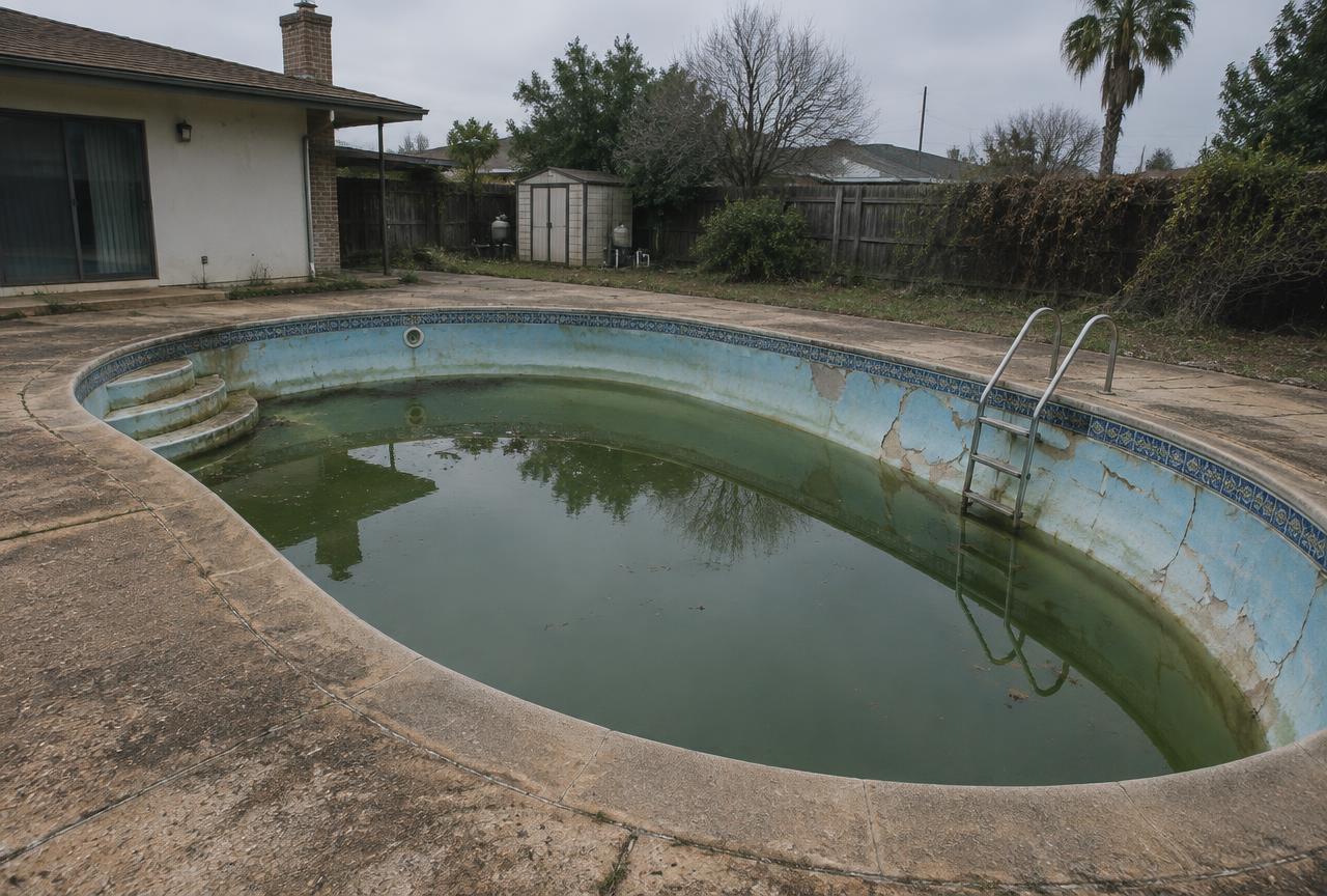 Pool before renovation